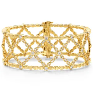 Hearts On Fire Lorelei Lattice Diamond Bangle