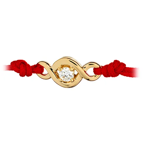 Hearts On Fire Optima Single Diamond Cord Bracelet
