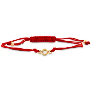 Hearts On Fire Optima Single Diamond Cord Bracelet