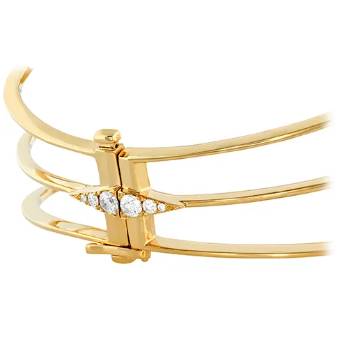 Hearts On Fire Triplicity Golden Cuff