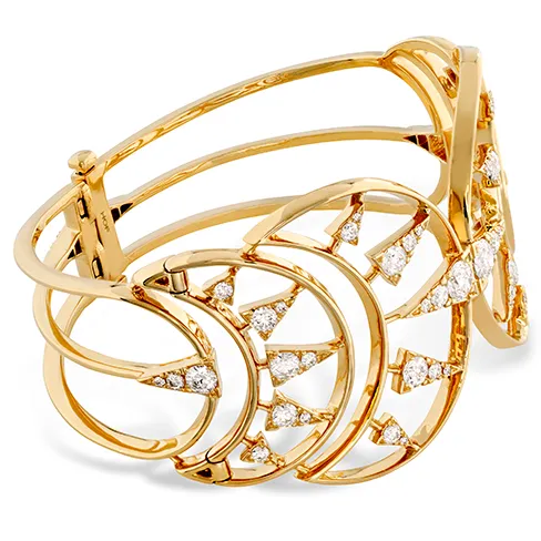 Hearts On Fire Triplicity Golden Cuff