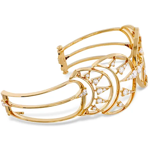 Hearts On Fire Triplicity Golden Cuff