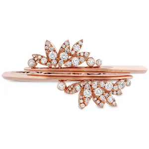 Hearts On Fire White Kites Feathers Diamond Bangle