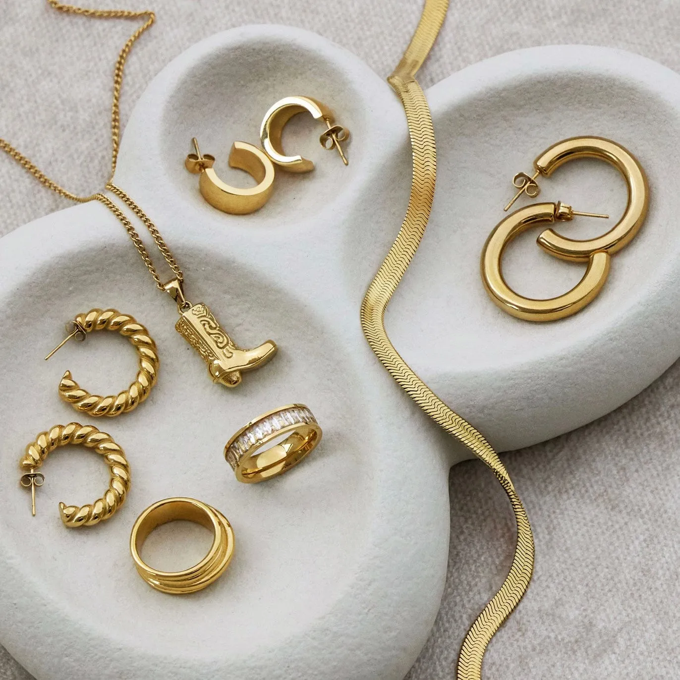 Heather Hoop Earrings