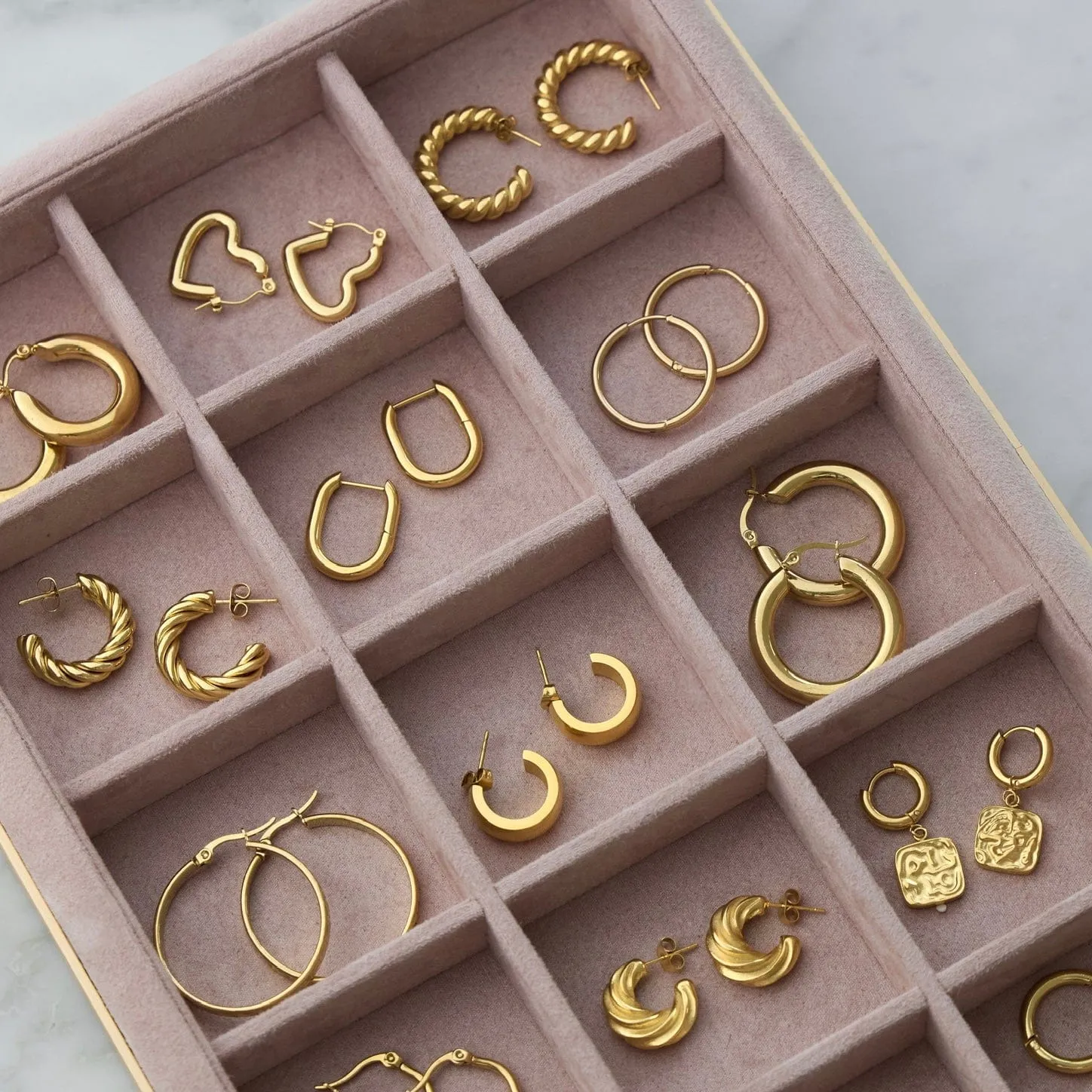 Heather Hoop Earrings