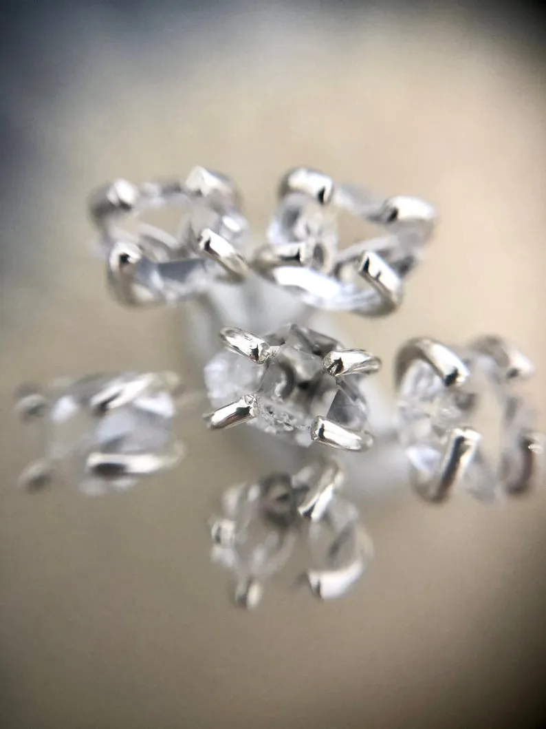 Herkimer Quartz Studs