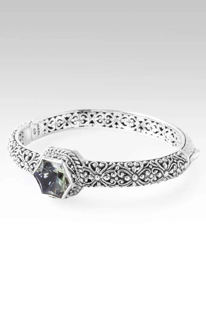 Imperfectly Perfect Bangle? in Prasiolite