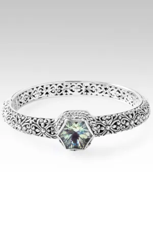 Imperfectly Perfect Bangle? in Prasiolite
