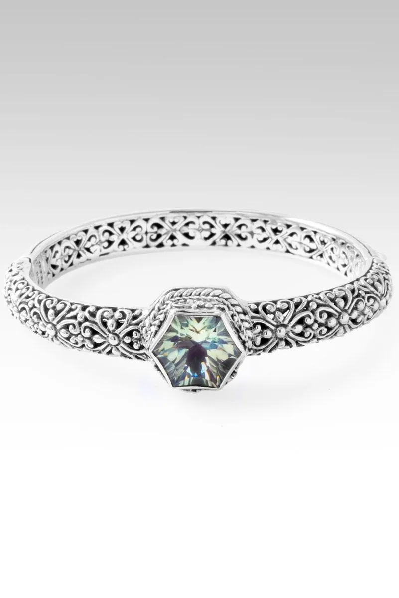 Imperfectly Perfect Bangle? in Prasiolite