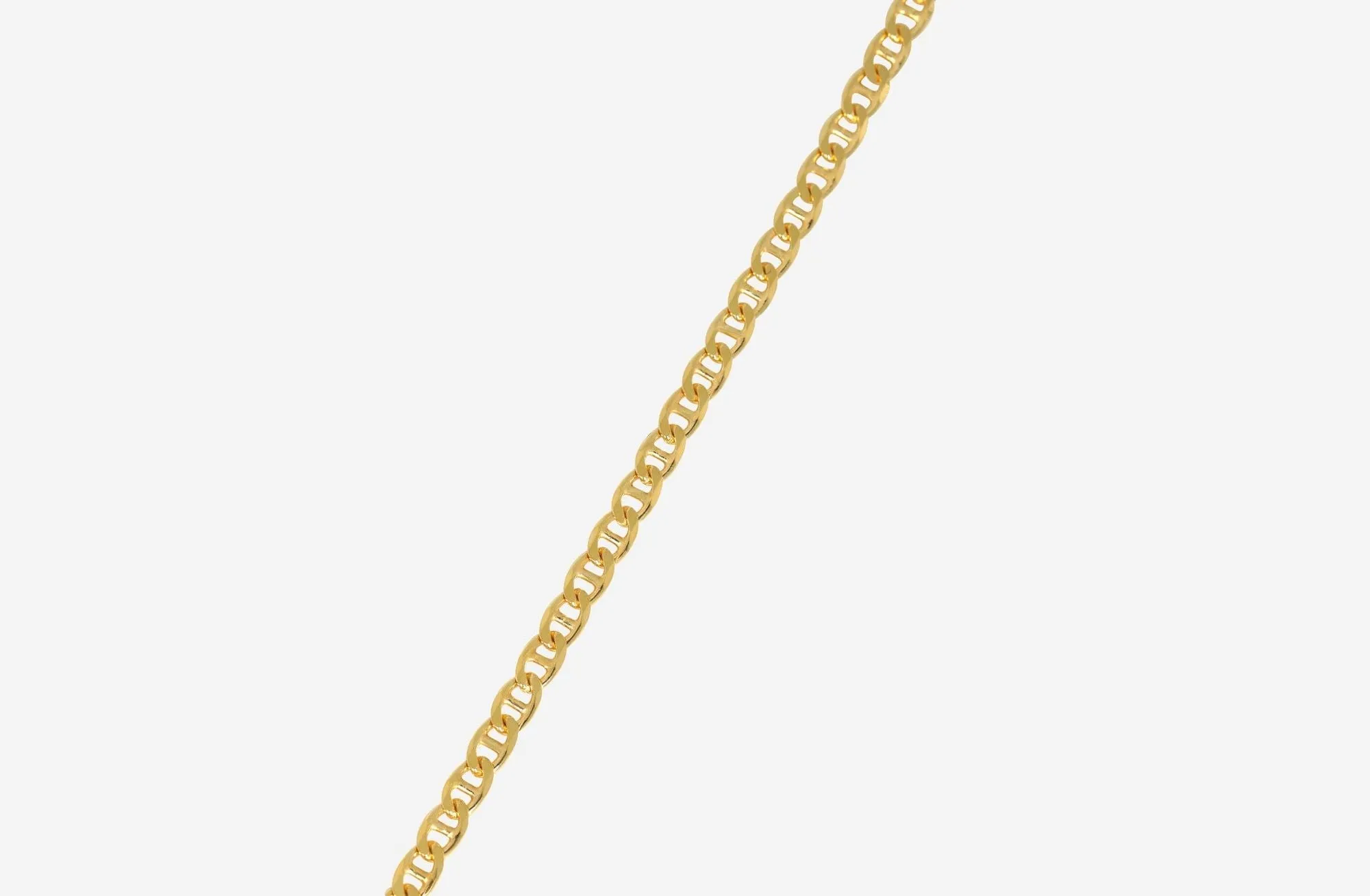 IX Curb Marina Gold Plated Necklace