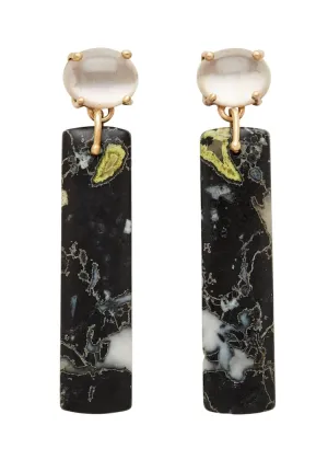 Julie Cohn | Totem Obsidian Bronze Earring