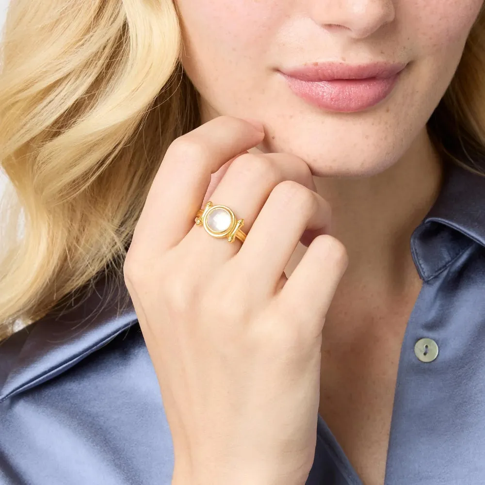 Julie Vos Bamboo Stone Ring
