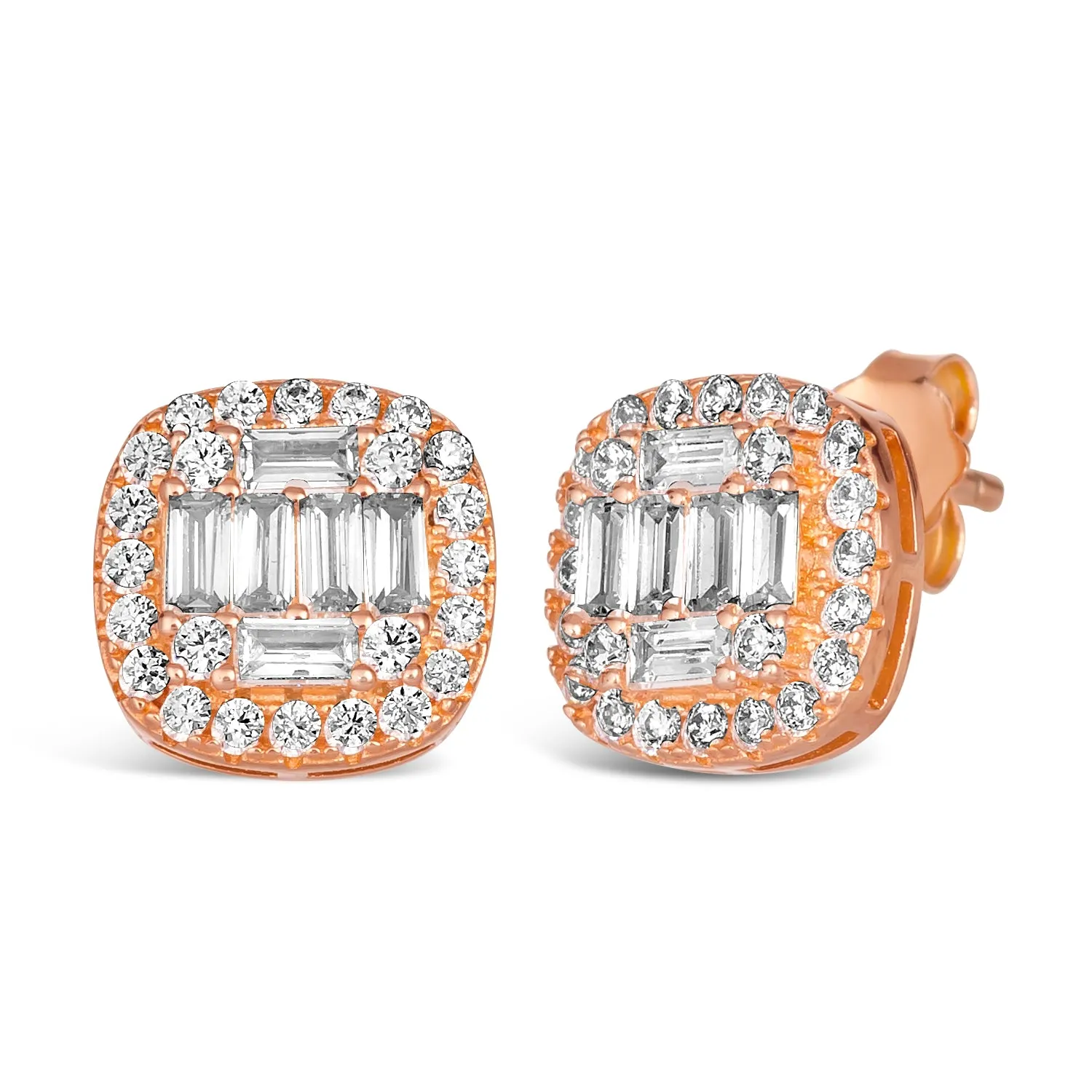 Kendra Baguette Studs
