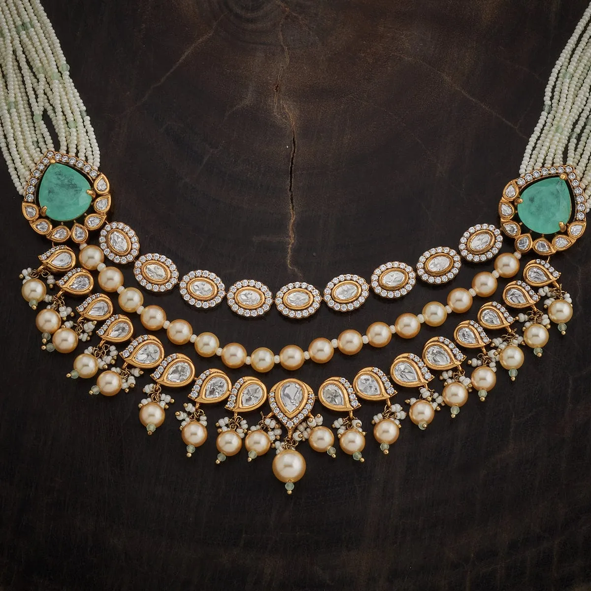Kundan Necklace 164016