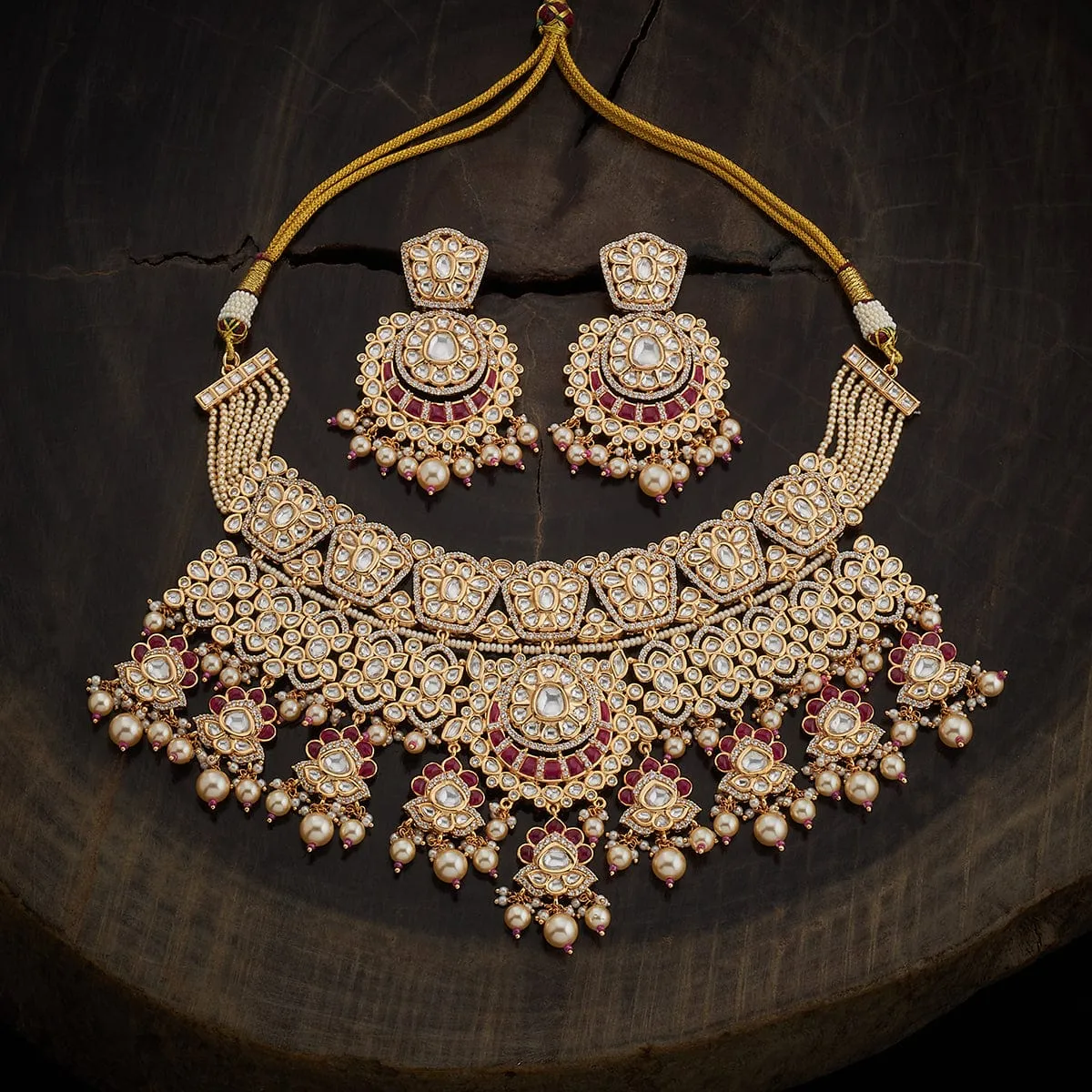 Kundan Necklace 167023