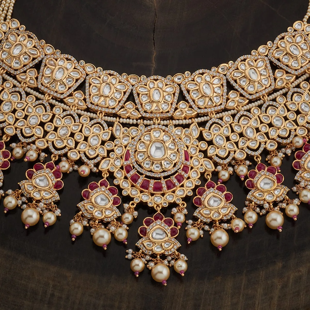 Kundan Necklace 167023
