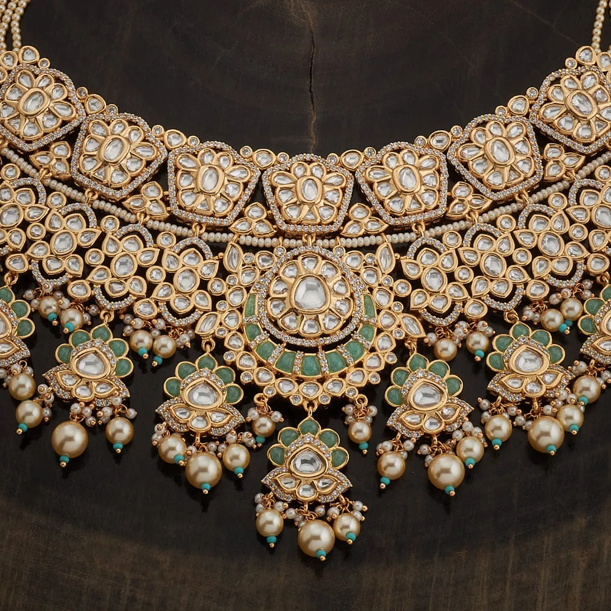 Kundan Necklace 167023