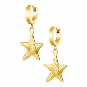 Lani Starfish Hoop Earrings