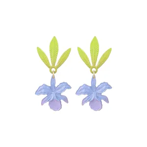 Lilac Orchid Earrings