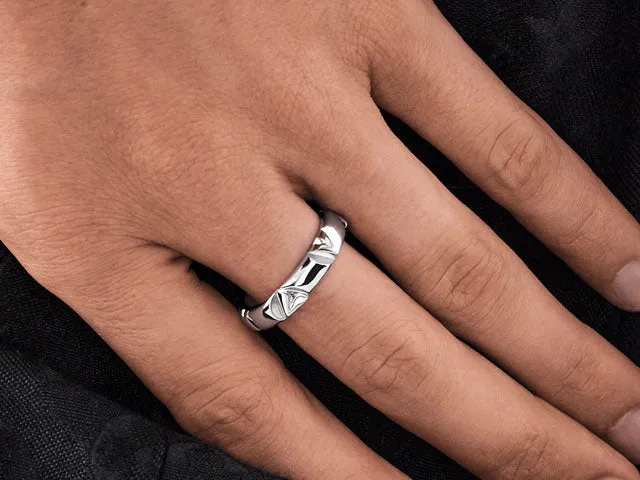 Louis Vuitton LV Volt Multi Ring, 18k White Gold. Size 58