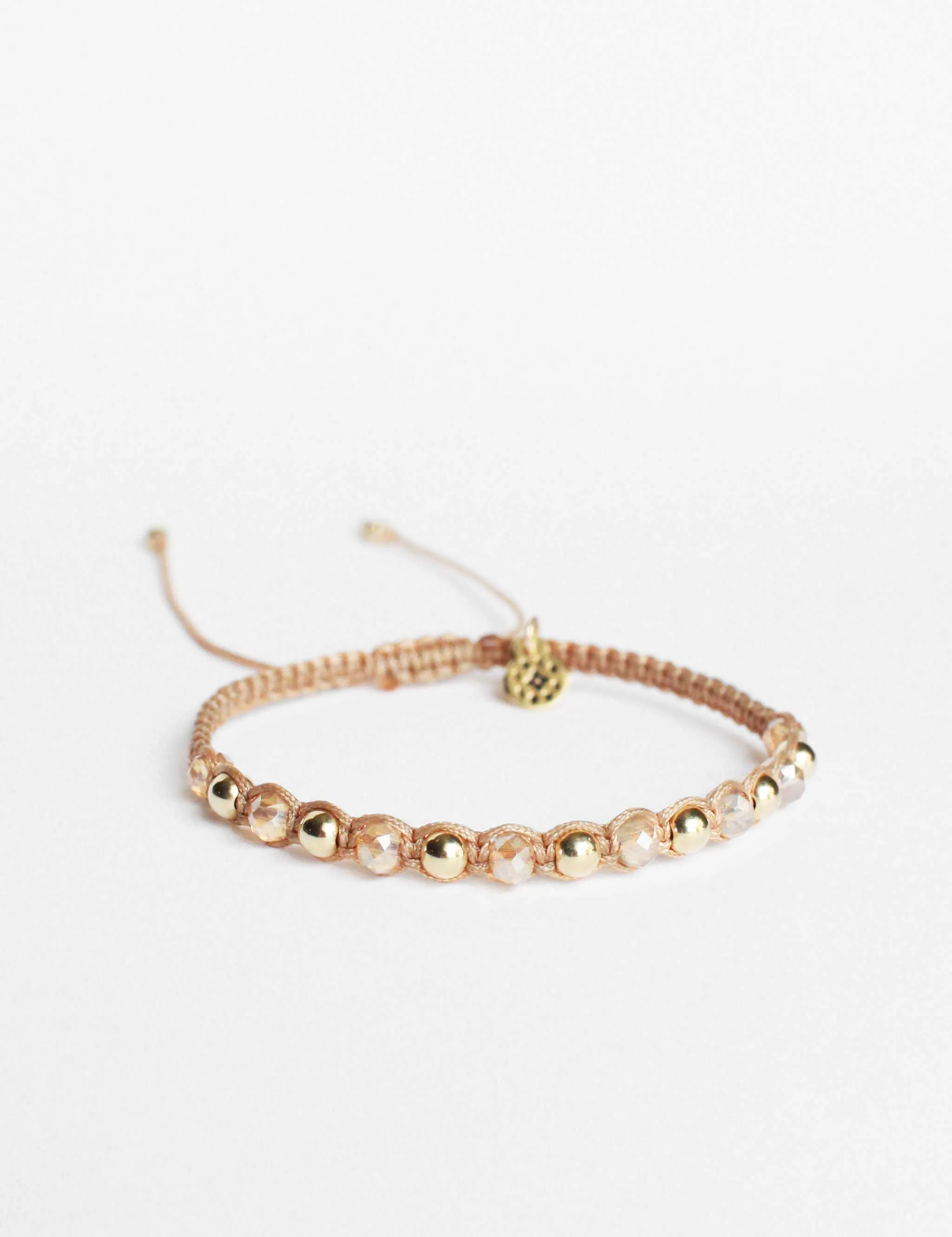 Lucia Bracelet 18k Gold ??Honey Thread