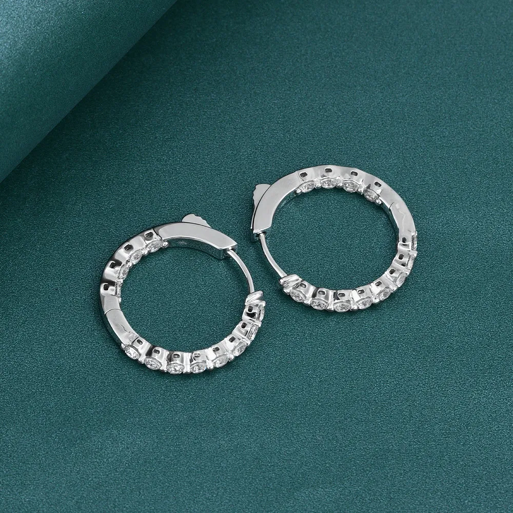 Maddie Hoops in Platinum