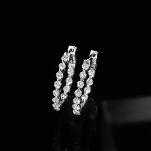Maddie Hoops in Platinum