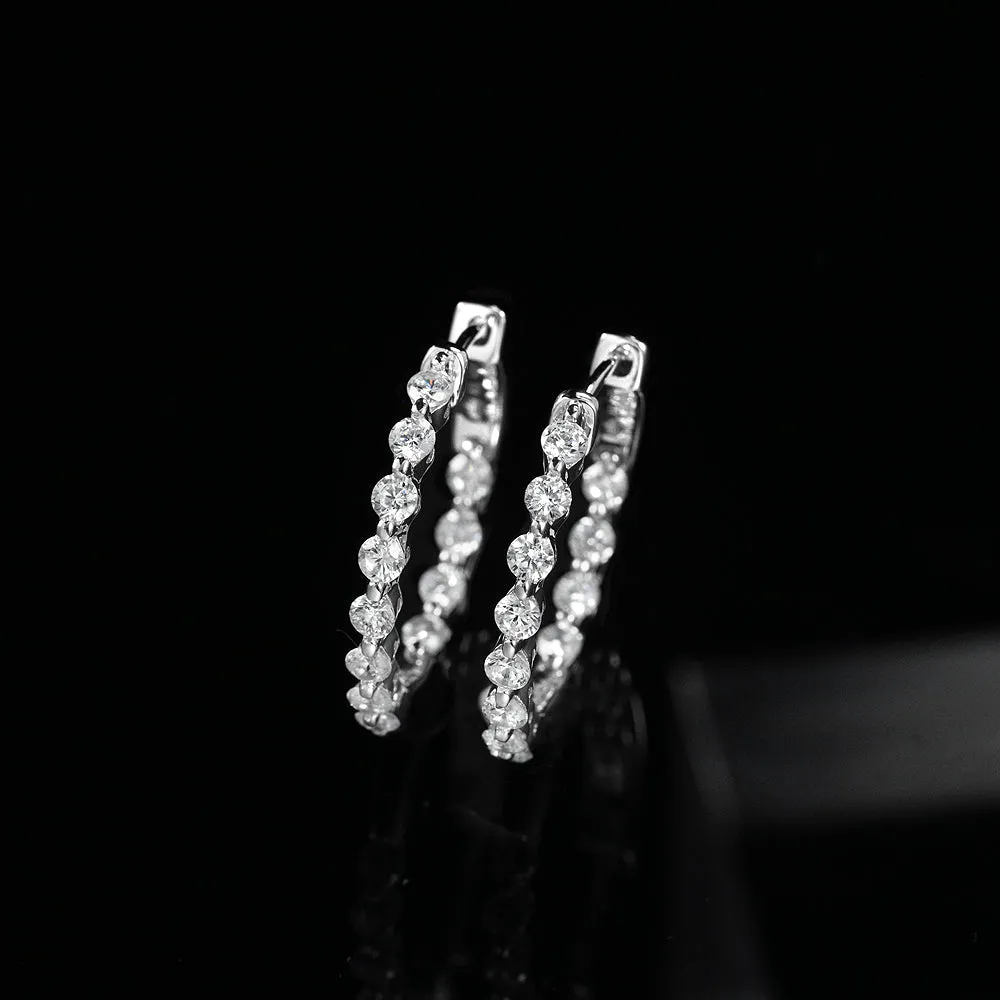 Maddie Hoops in Platinum