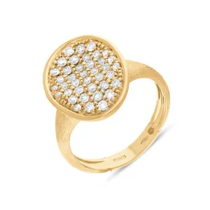 Marco Bicego Lunaria 18ct Yellow Gold 0.67ct Diamond Ring D