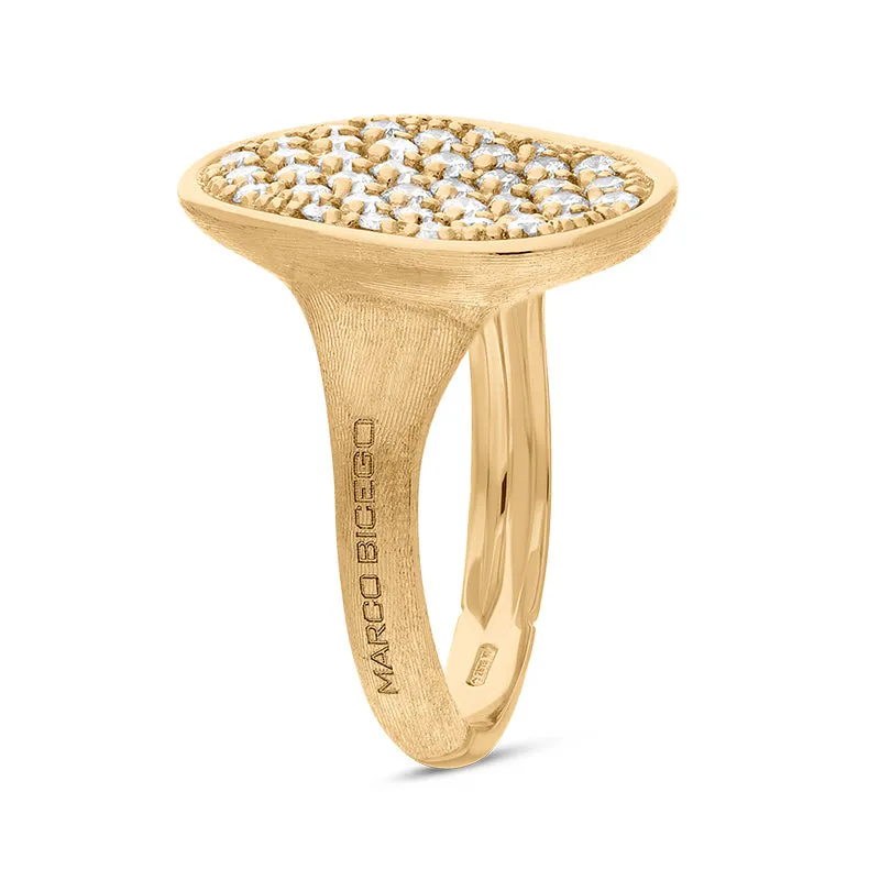 Marco Bicego Lunaria 18ct Yellow Gold 0.67ct Diamond Ring D