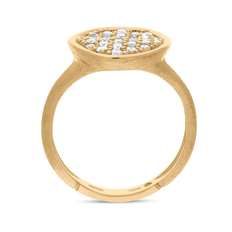 Marco Bicego Lunaria 18ct Yellow Gold 0.67ct Diamond Ring D