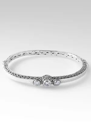 Mercy Abounds Bangle? in Moissanite