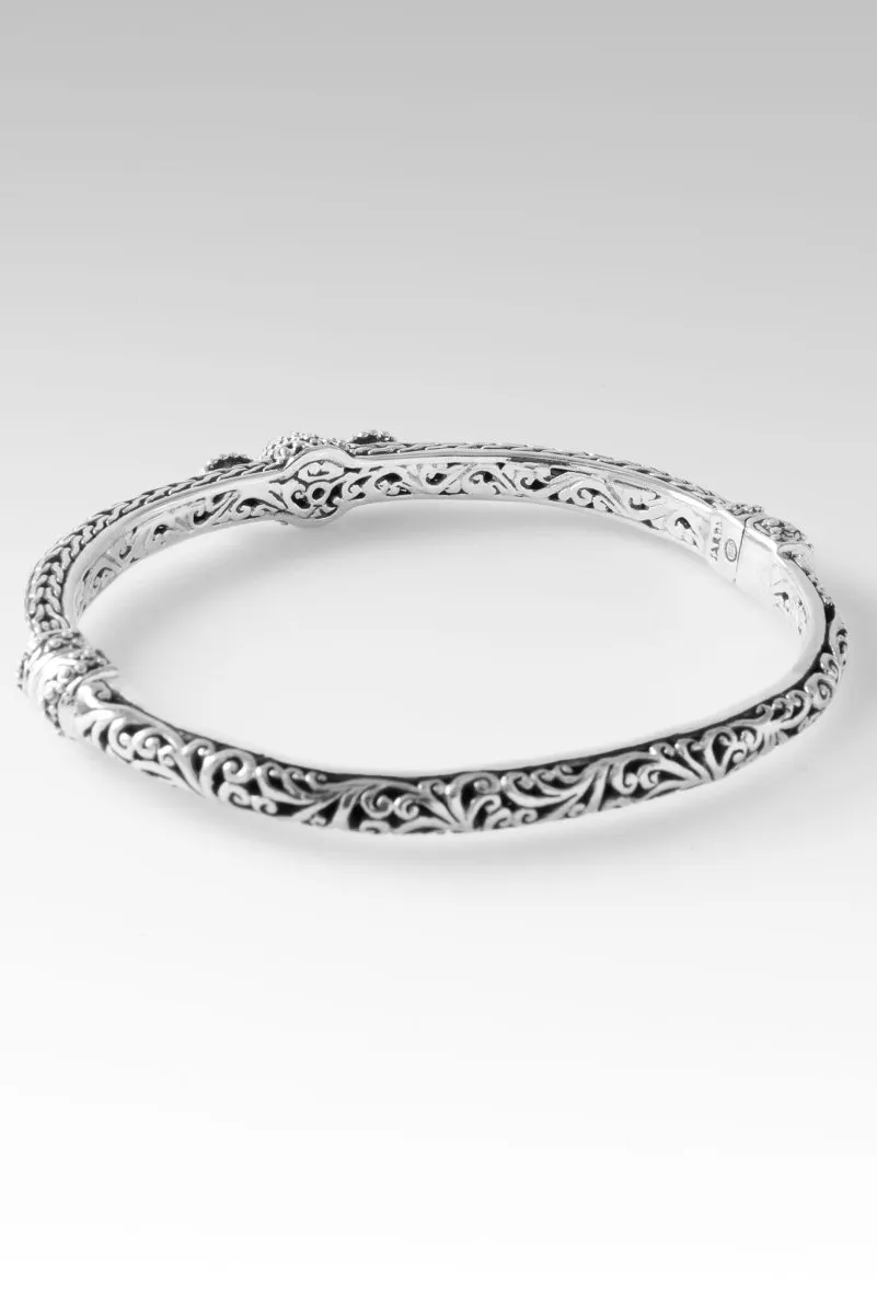 Mercy Abounds Bangle? in Moissanite