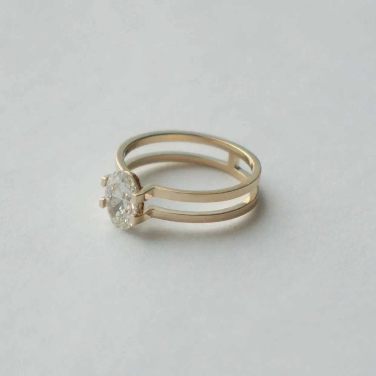 Mes Ring with 1.00ct Lab-grown Diamond in Gold