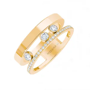 Messika Move Romane 18ct Yellow Gold 0.30ct Diamond Ring