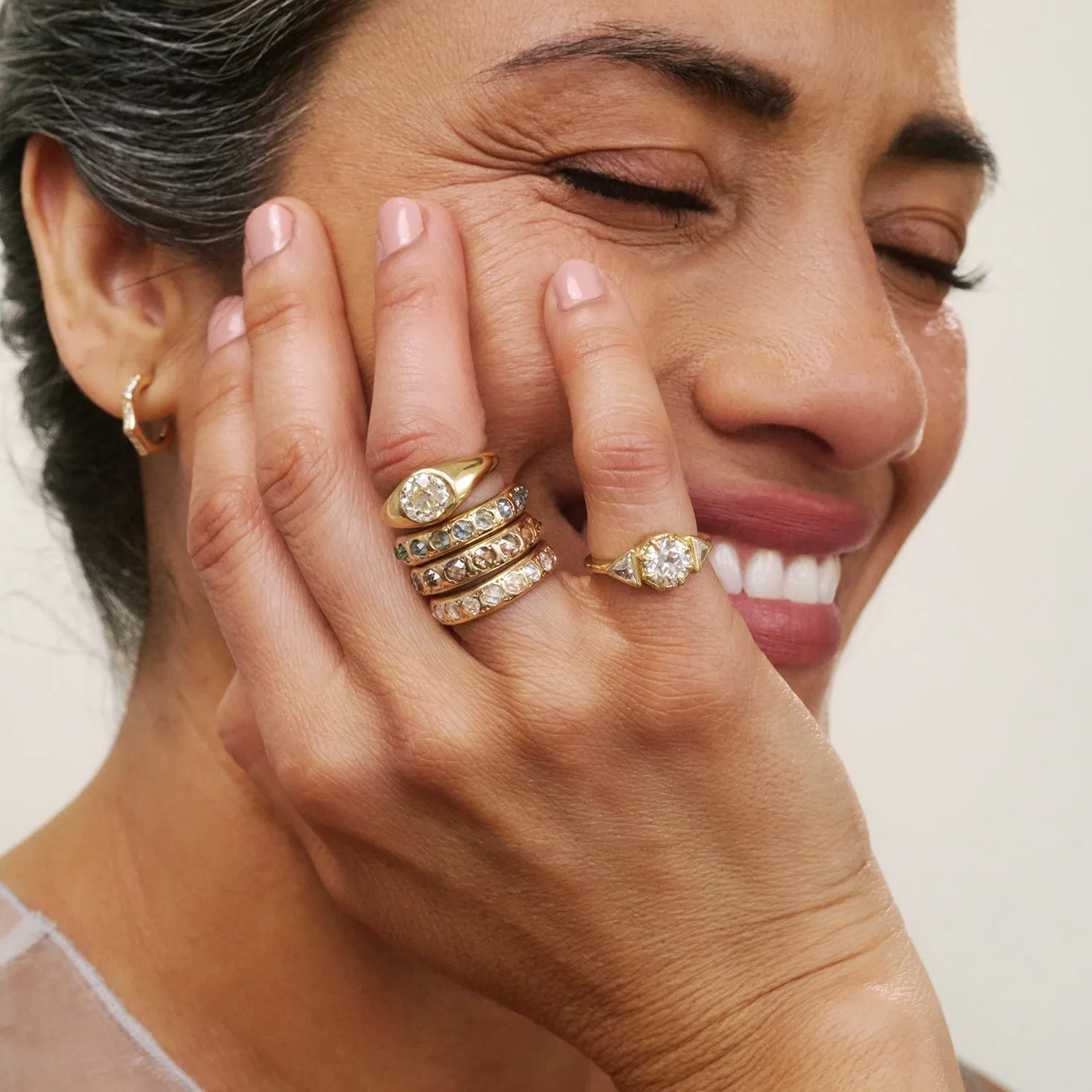 Montana Sapphire Eternity Band