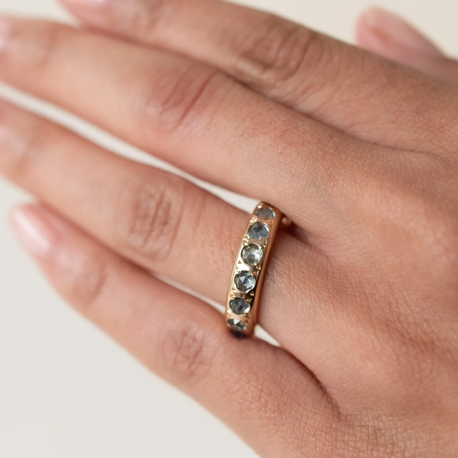 Montana Sapphire Eternity Band