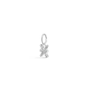 My Zodiac Pav?? Pisces 18K Whitegold Pendant w. Diamonds