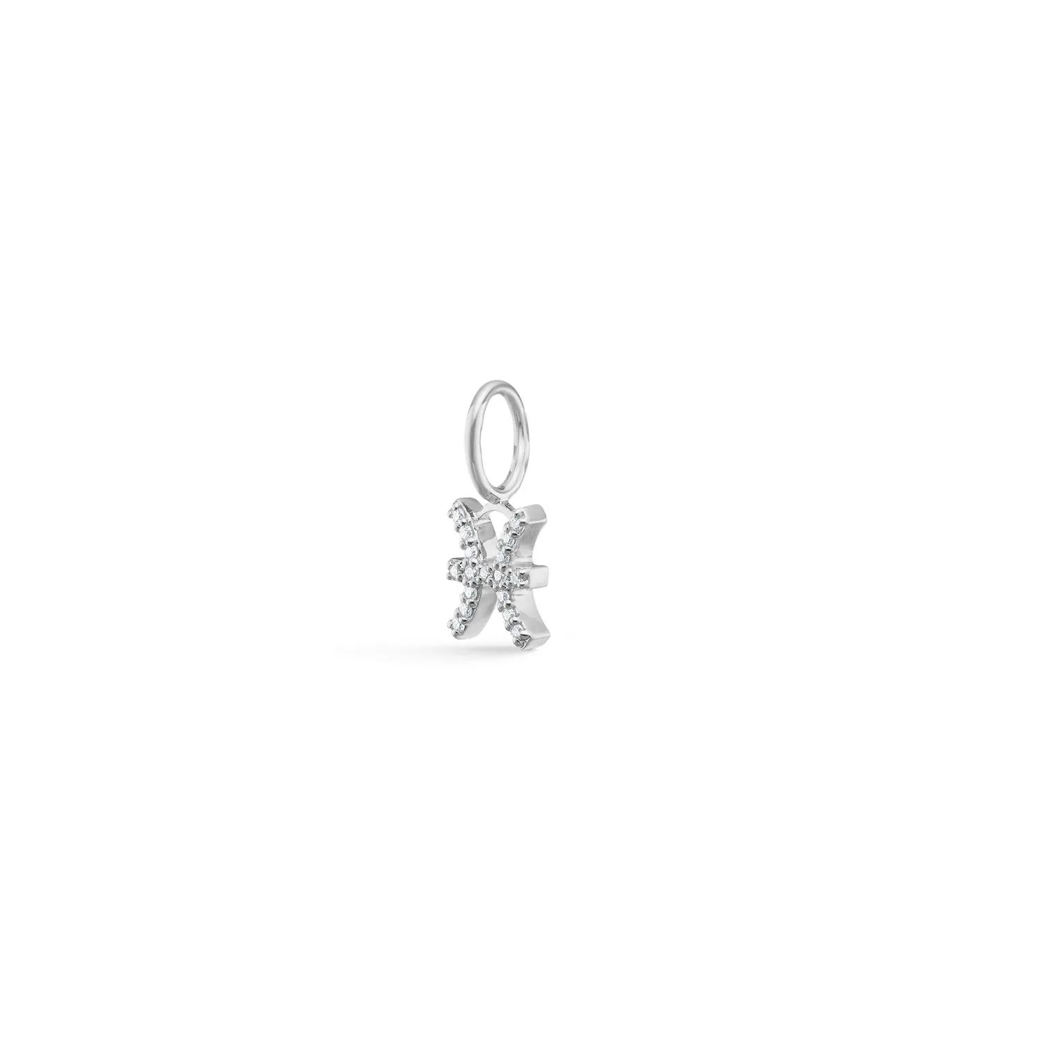 My Zodiac Pav?? Pisces 18K Whitegold Pendant w. Diamonds
