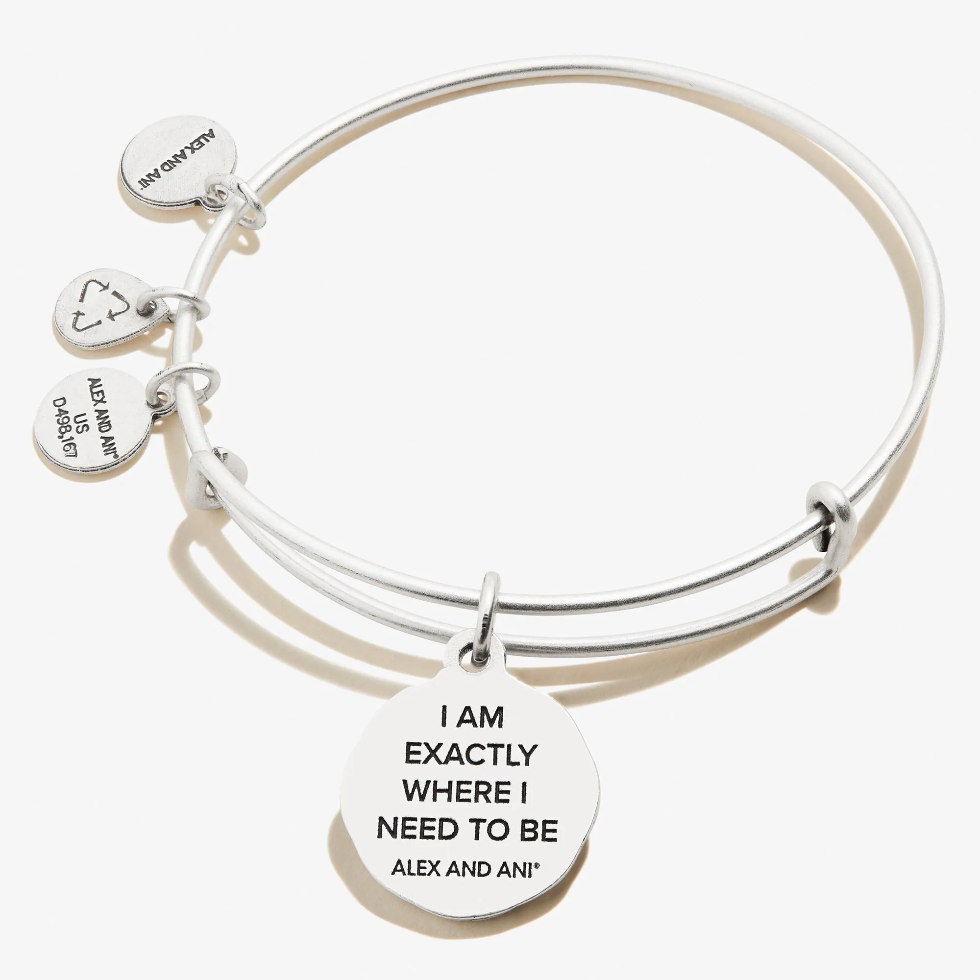 Path of Life? Embossed Charm Bangle