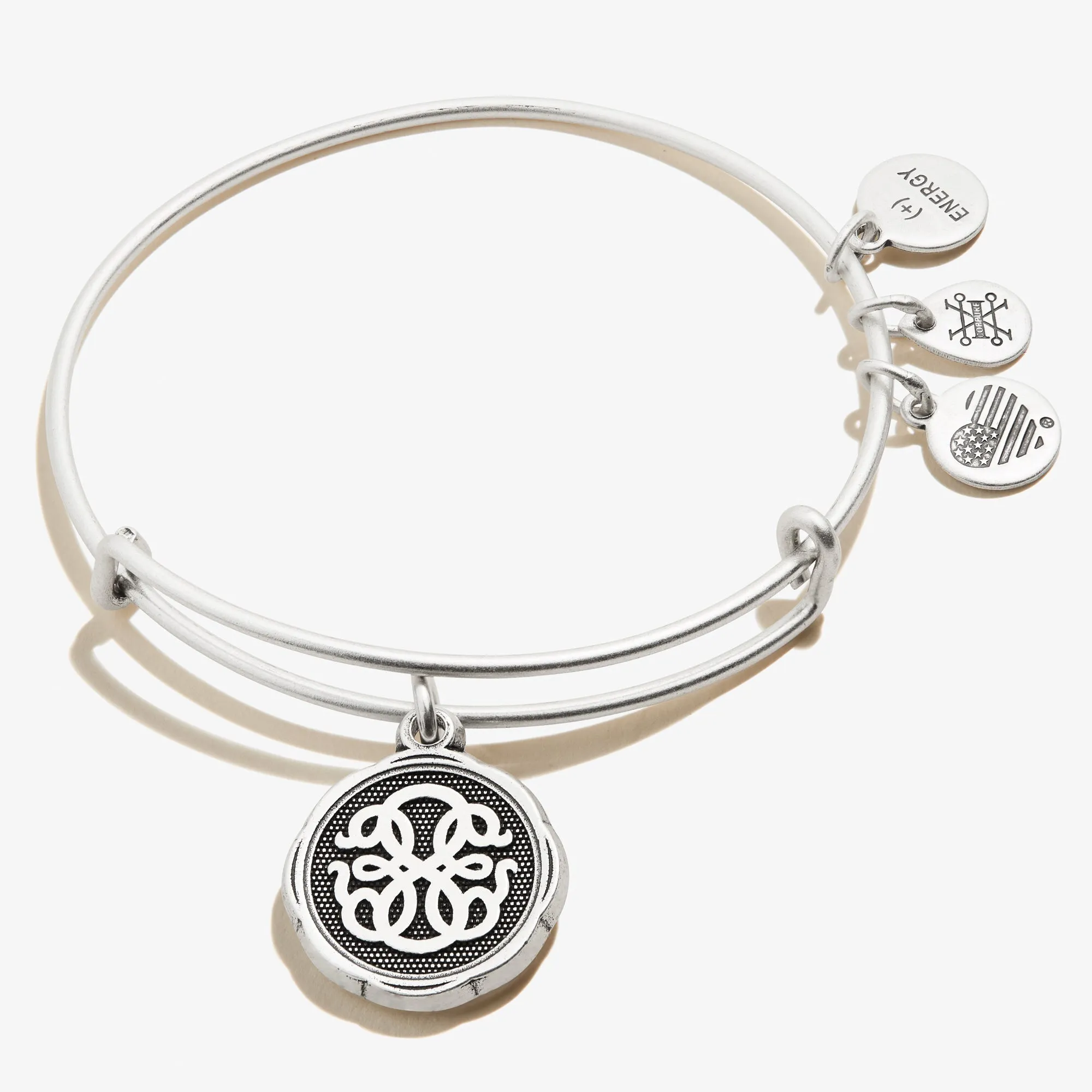 Path of Life? Embossed Charm Bangle