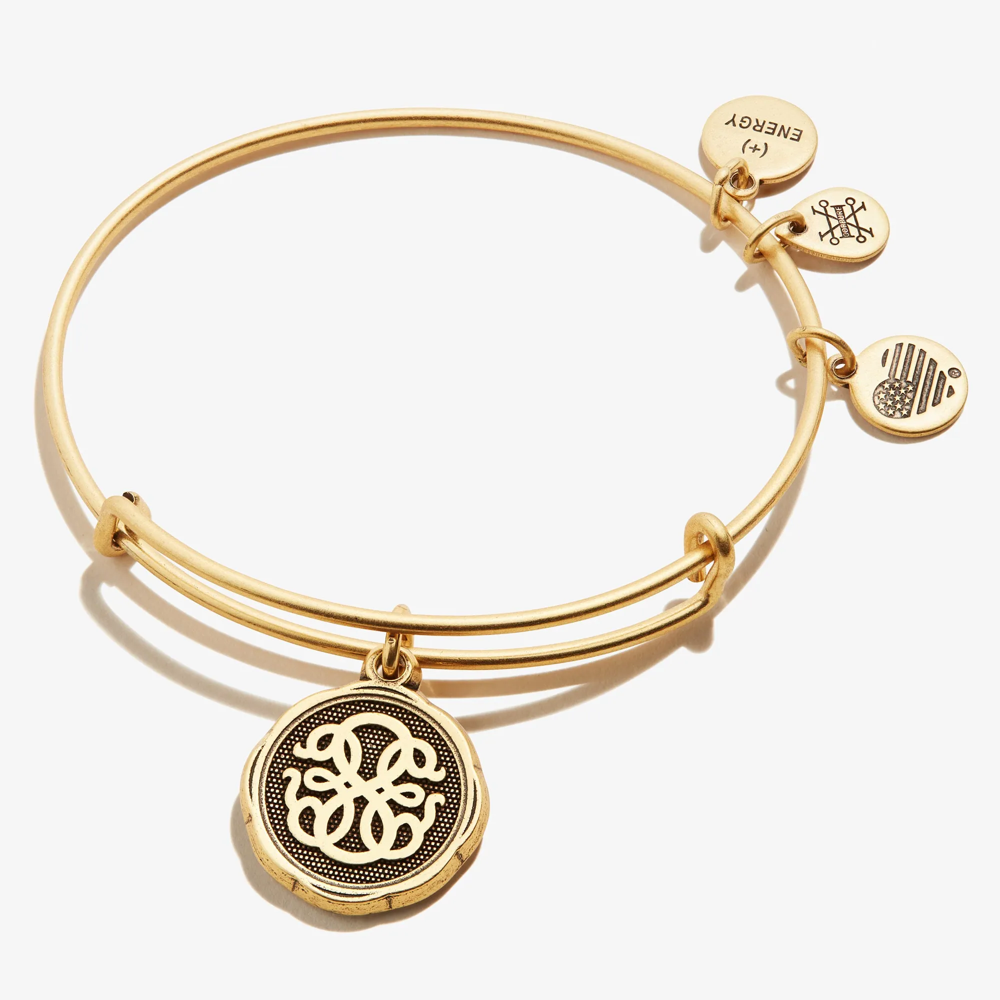 Path of Life? Embossed Charm Bangle