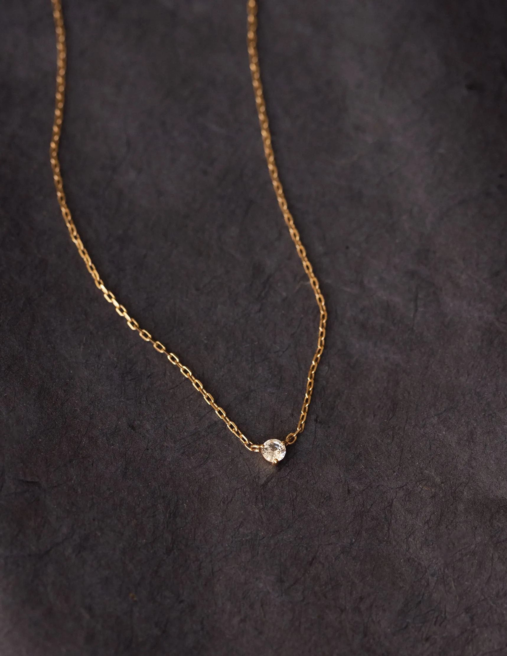 Polaris Diamond Solitaire Necklace