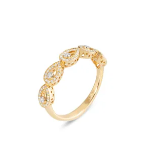 Ponte Vecchio Benvenuto 18ct Yellow Gold 0.24ct Diamond Ring