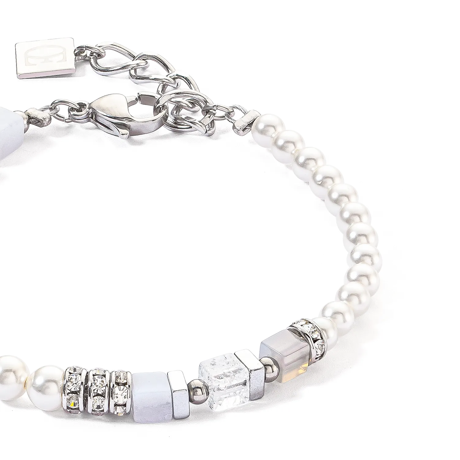 Precious Fusion Offset bracelet silver-ice blue