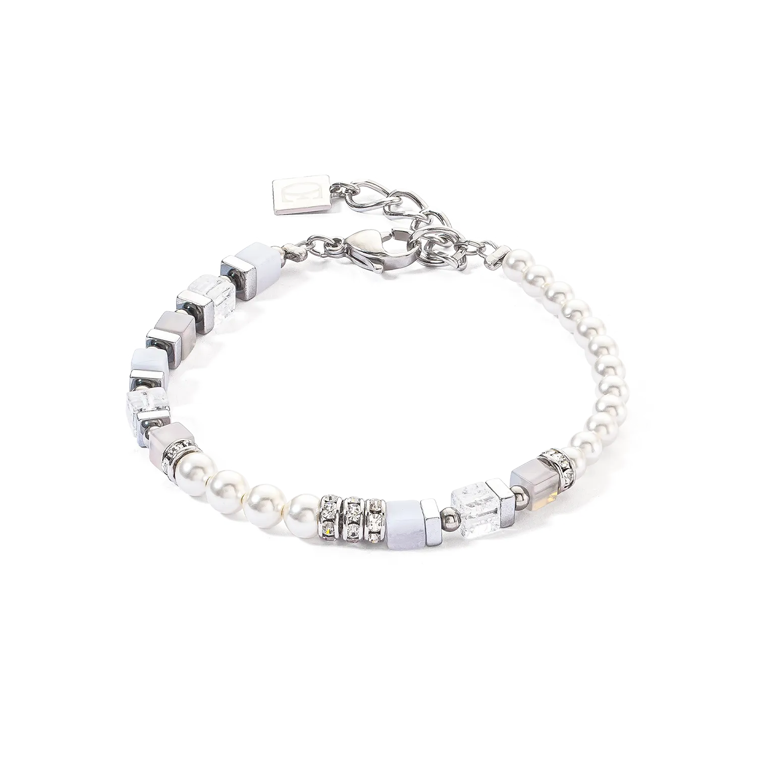 Precious Fusion Offset bracelet silver-ice blue