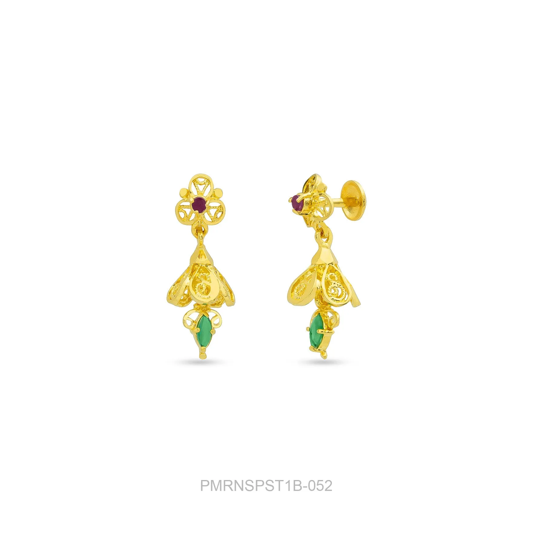 PREMIUM RATNA PEARL STONE STUD PMRNSPST1B-052