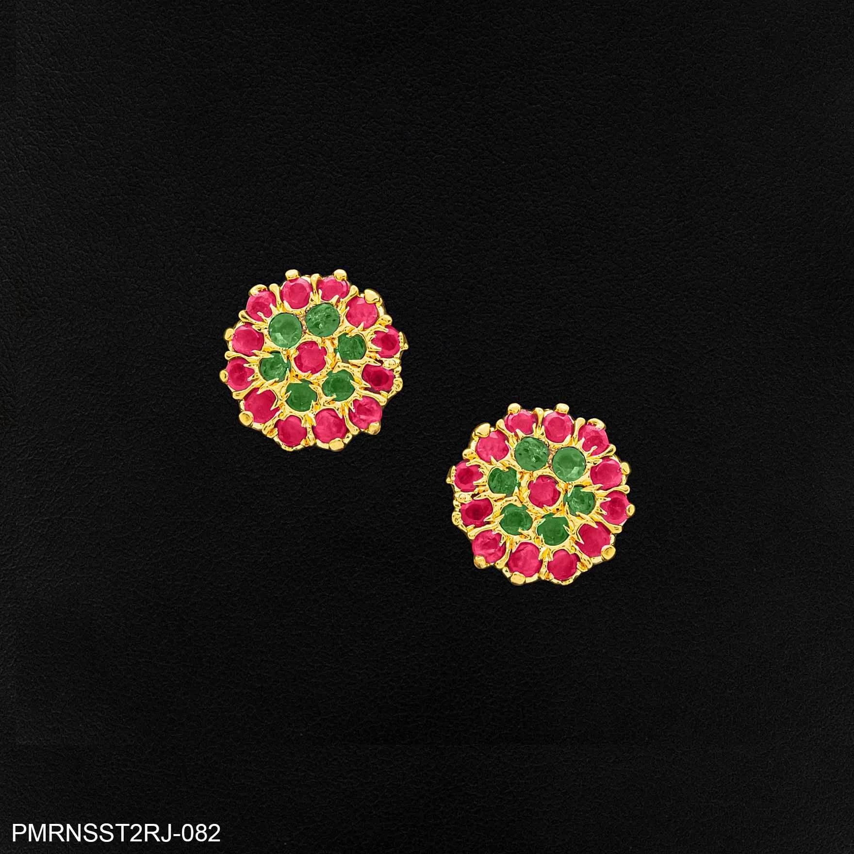 PREMIUM RATNA  PEARL STONE STUD PMRNSST2RJ-082