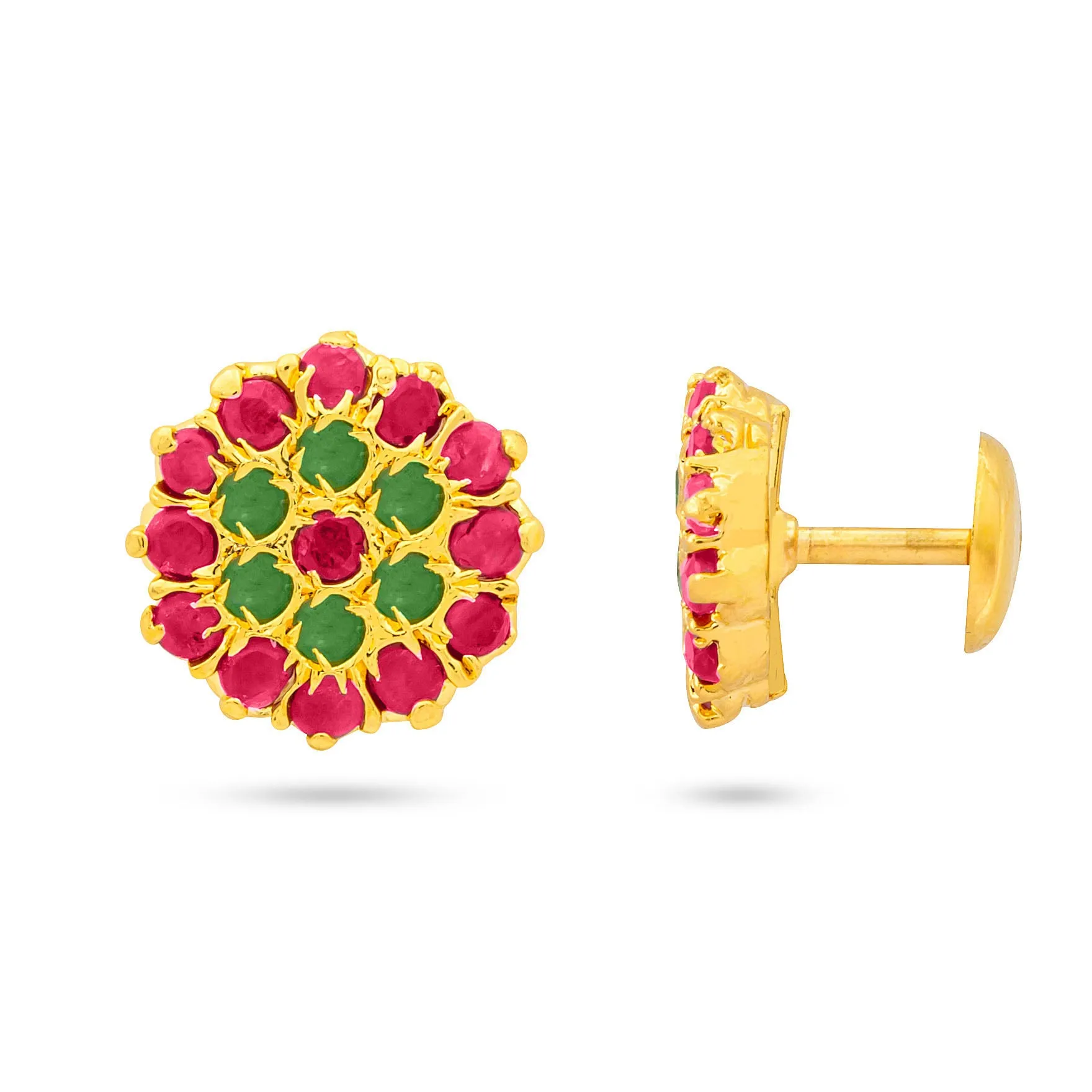 PREMIUM RATNA  PEARL STONE STUD PMRNSST2RJ-082