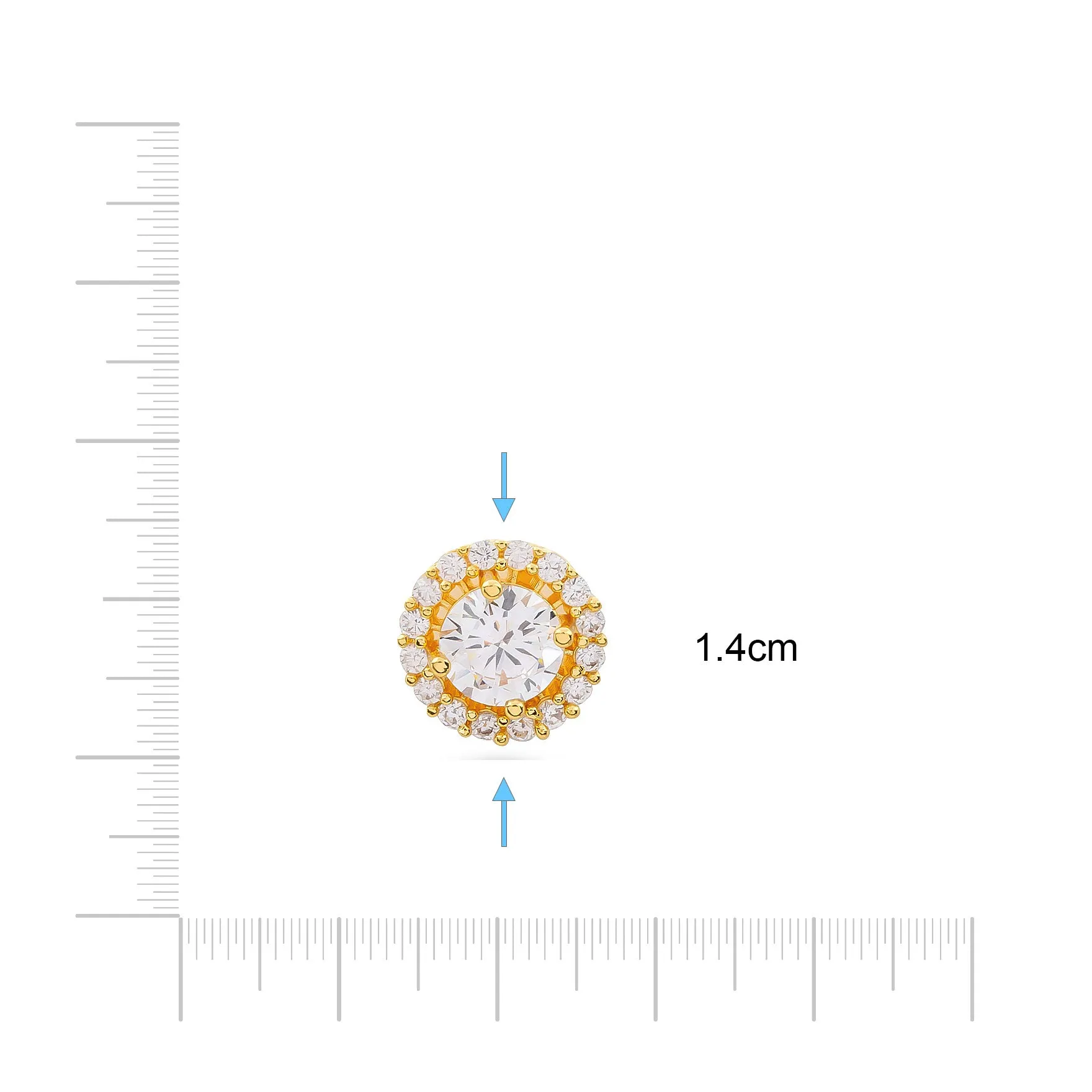 PREMIUM STONE STUD PMSST18W-002
